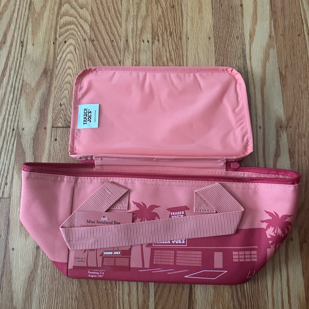 Trader Joe's Peach Insulated Tote